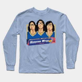 Hanson Brothers Hockey Slapshot Aluminum Foil Long Sleeve T-Shirt